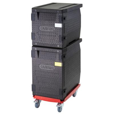 Vozík Camdolly pro termoizolační boxy Cam GoBox, GN 1/1, Cambro, červený, Červená, 692x426x(H)167mm | CD3253EPP158